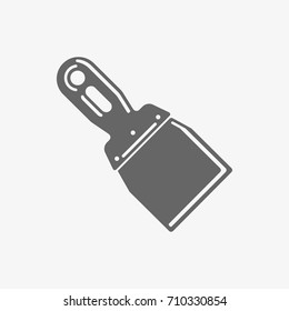putty knife vector icon