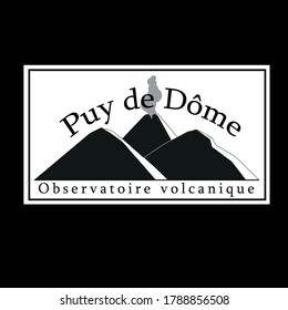 PUY DE DOME volcano observatory logo 