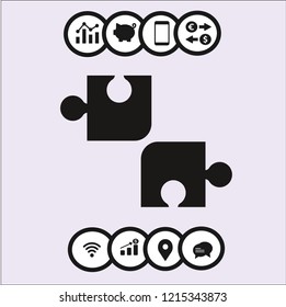 PUZLE VECTOR ICON