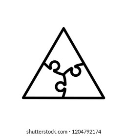 puzzel icon vector template