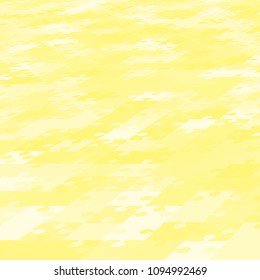 Puzzle background, banner, blank. Vector jigsaw section template. Background with yellow puzzle separate pieces, mosaic, details, tiles, parts. Square perspective jigsaw. Game group detail. 