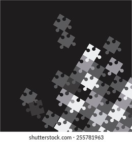 puzzle background design, vector illustration eps10 graphic 