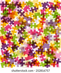Puzzle background - happy colors edition