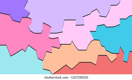 puzzle background template colorfull