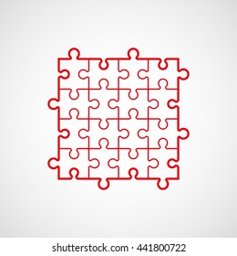 puzzle background. vector illustration