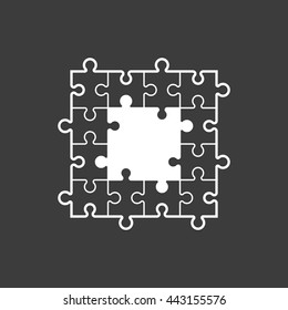 puzzle background. vector illustration