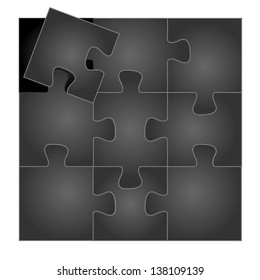 Puzzle - Background, Vector Illustration, Graphic Design Editable For Your Design