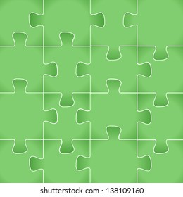 Puzzle - Background, Vector Illustration, Graphic Design Editable For Your Design