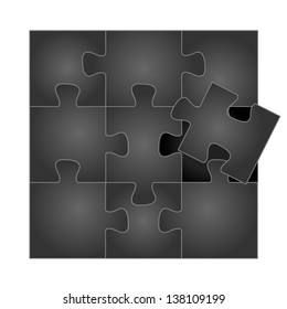 Puzzle - Background, Vector Illustration, Graphic Design Editable For Your Design