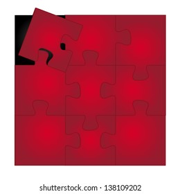Puzzle - Background, Vector Illustration, Graphic Design Editable For Your Design