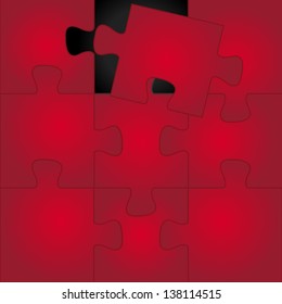 Puzzle - Background, Vector Illustration, Graphic Design Editable For Your Design