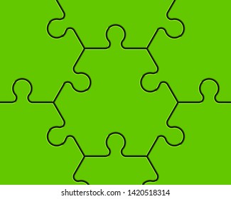 Puzzle banner presentation. Abstract puzzle infographic template with explanatory text field business statistics. Vector pieces puzzles illustration. Section compare service banner background
