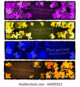 Puzzle Banner Set