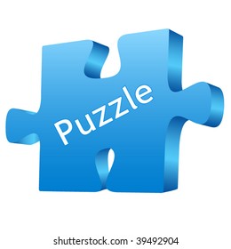 Puzzle blue