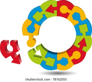 puzzle circle