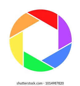Puzzle circle jigsaw game figure icon. Isolated and flat illustration. Stock vector graphic