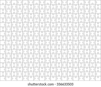 Puzzle classical regular shape background vector illustration
