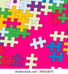 Puzzle color background