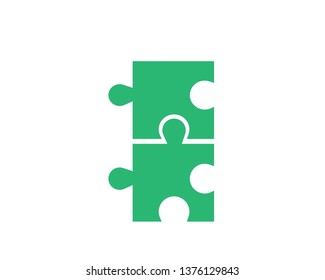 Puzzle Color Tech Community Logo Design - Vector
