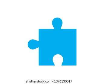 Puzzle Color Tech Community Logo Design - Vector
