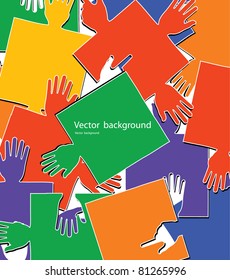 puzzle color vector illustration
