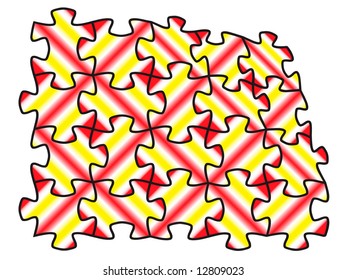 fondo de piezas de color rompecabezas. vector