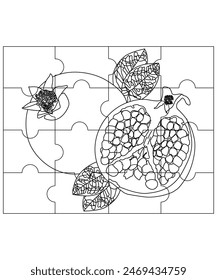 puzzle coloring book for kids