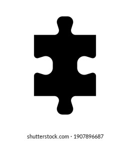 Puzzle compatible icon. Jigsaw agreement vector illustration on white isolated background. Icon vector illustrator