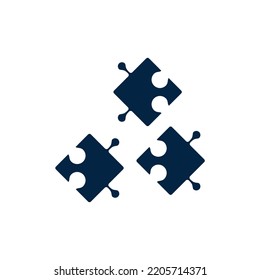 Puzzle concept line icon. Simple element illustration. Puzzle concept outline symbol design.