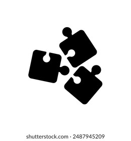 puzzle concept line icon. Simple element illustration. puzzle concept outline symbol design.