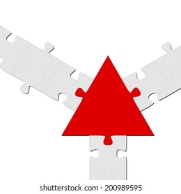 Puzzle Connection / Teamwork symbolism