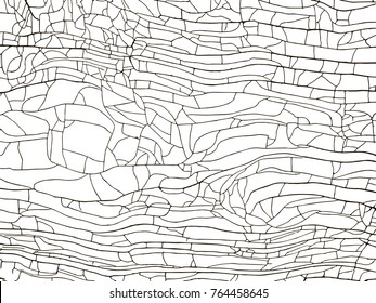 puzzle The cracks texture white and black. Vector background.Old paint Grunge background consisting of geometrical shapes