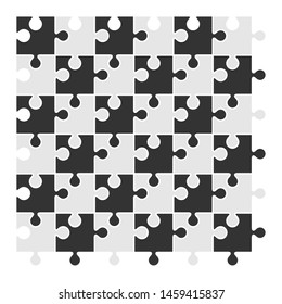 Puzzle Creative Design, Puzzle Creative Illustration Concept. Suitable for background, card, book illustration.