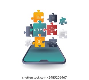 Puzzle of CRM Network Business Development