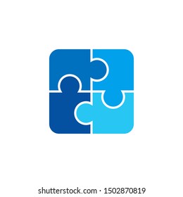 puzzle design vector. puzzle icon illustration