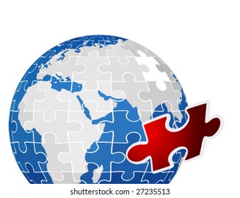 puzzle earth planet