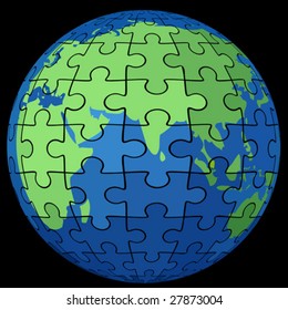 rompecabezas del planeta