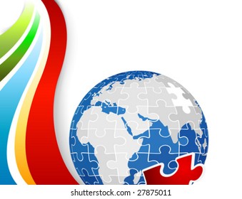 puzzle earth planet