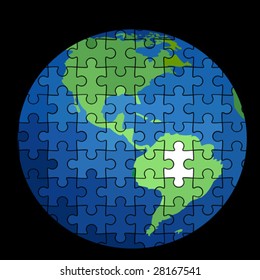 rompecabezas del planeta