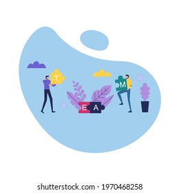 puzzle element with the pulley. ideal for websites, landing pages, UI, mobile applications, posters, banners
