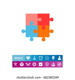 Puzzle elements