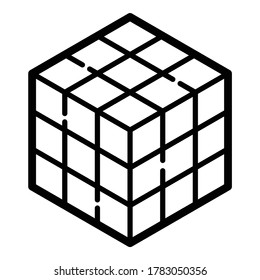 Puzzle Flat Icon Isolated On White Background