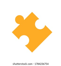 Plano de rompecabezas, icono de mosaico, ilustración vectorial aislada en fondo blanco