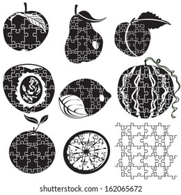 Puzzle fruits