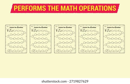 Puzzle fun math child worksheet