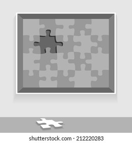 Puzzle in the gallery