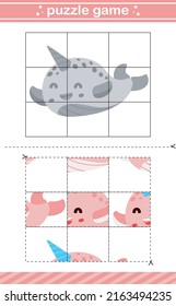 puzzle game of animal,jigsaw game for kids