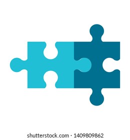 puzzle game cartoon vector illustration graphic design