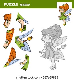 Puzzle game for children (little fairy), education game