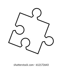 puzzle game isolated icon vector illustration design